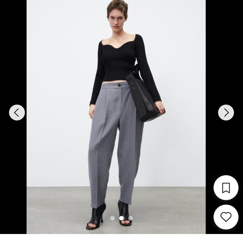 Zara Gray Women's Pants